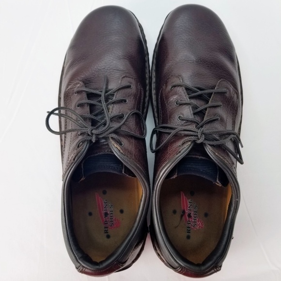 RED WING- Mens Sz.13D StitchMax 6704 Aluminum Toe Oxfords Leather Shoes - Picture 8 of 9